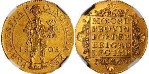 1 Ducat 荷蘭共和國 (1581 - 1795) 金 