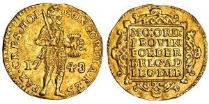 1 Ducat 荷蘭共和國 (1581 - 1795) 金 