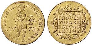 1 Ducat 荷蘭共和國 (1581 - 1795) 金 