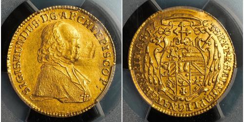 1 Ducat 萨尔茨堡 (1328 - 1803) 金 