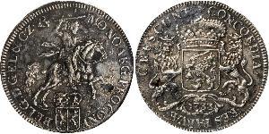 1 Ducaton Países Bajos Austríacos (1713-1795) Plata 