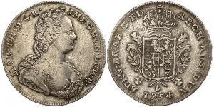 1 Ducaton Países Bajos Austríacos (1713-1795) Plata Maria Theresa of Austria (1717 - 1780)