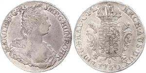 1 Ducaton Austrian Netherlands (1713-1795) Silber Maria Theresa of Austria (1717 - 1780)