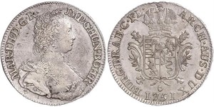 1 Ducaton Austrian Netherlands (1713-1795) Silber Maria Theresa of Austria (1717 - 1780)