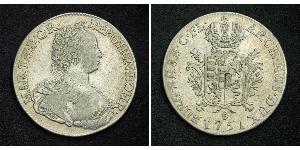 1 Ducaton Austrian Netherlands (1713-1795) Silver Maria Theresa of Austria (1717 - 1780)