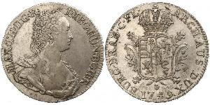 1 Ducaton Австрійські Нідерланди (1713-1795) Срібло Maria Theresa of Austria (1717 - 1780)