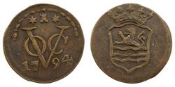 1 Duit Provincias Unidas de los Países Bajos (1581 - 1795) Cobre 