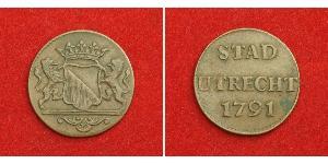 1 Duit Provincias Unidas de los Países Bajos (1581 - 1795) Cobre 