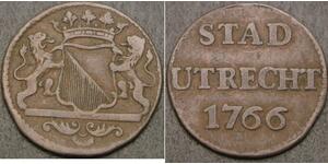 1 Duit Provincias Unidas de los Países Bajos (1581 - 1795) Cobre 