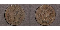 1 Duit Republik der Sieben Vereinigten Provinzen (1581 - 1795) Kupfer 