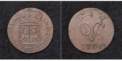 1 Duit Republik der Sieben Vereinigten Provinzen (1581 - 1795) Kupfer 