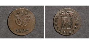 1 Duit Republik der Sieben Vereinigten Provinzen (1581 - 1795) Kupfer 