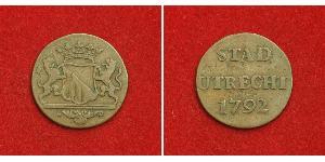 1 Duit Republik der Sieben Vereinigten Provinzen (1581 - 1795) Kupfer 