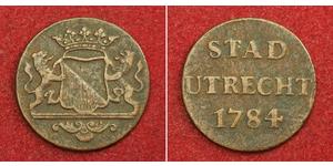 1 Duit Republik der Sieben Vereinigten Provinzen (1581 - 1795) Kupfer 