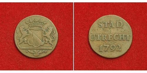 1 Duit Republik der Sieben Vereinigten Provinzen (1581 - 1795) Kupfer 