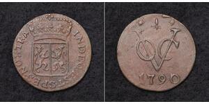 1 Duit Repubblica delle Sette Province Unite (1581 - 1795) Rame 