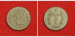 1 Duit Республика Соединённых провинций (1581 - 1795) Медь 