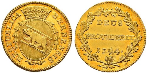 1 Duplone Switzerland Gold 