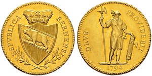 1 Duplone Svizzera Oro 