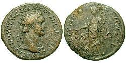 1 Dupondius Roman Empire (27BC-395) Bronze Domitian  (51-96)
