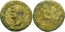 1 Dupondius Empire romain (27BC-395) Orichalque Néron (37- 68)