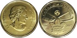 1 Dólar Canadá Acero Isabel II (1926-2022)