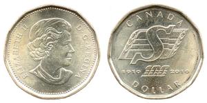 1 Dólar Canadá Bronce Isabel II (1926-2022)