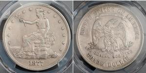 1 Dólar Estados Unidos de América (1776 - ) Cobre/Plata 