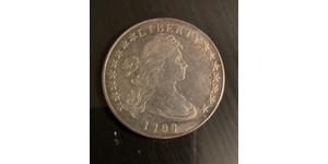 1 Dólar Estados Unidos de América (1776 - ) Cobre/Plata Anne Willing Bingham (1764-1801)