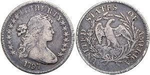 1 Dólar Estados Unidos de América (1776 - ) Cobre/Plata Anne Willing Bingham (1764-1801)