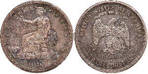1 Dólar Estados Unidos de América (1776 - ) Cobre/Plata 