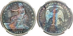 1 Dólar Estados Unidos de América (1776 - ) Cobre/Plata 