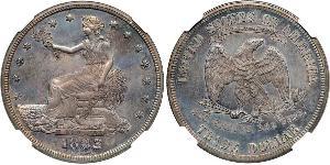 1 Dólar Estados Unidos de América (1776 - ) Cobre/Plata 