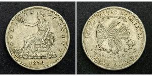 1 Dólar Estados Unidos de América (1776 - ) Cobre/Plata 