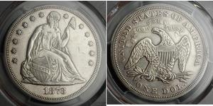 1 Dólar Estados Unidos de América (1776 - ) Cobre/Plata 