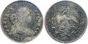 1 Dólar Estados Unidos de América (1776 - ) Cobre/Plata Anne Willing Bingham (1764-1801)