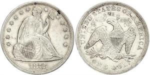 1 Dólar Estados Unidos de América (1776 - ) Cobre/Plata 