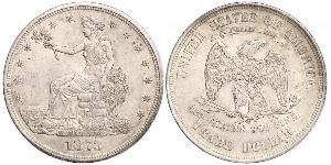 1 Dólar Estados Unidos de América (1776 - ) Cobre/Plata 