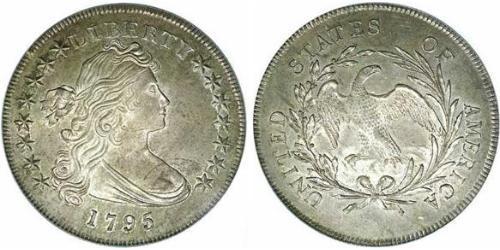 1 Dólar Estados Unidos de América (1776 - ) Cobre/Plata Anne Willing Bingham (1764-1801)
