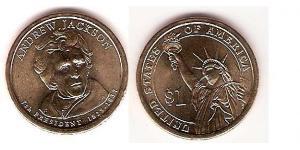 1 Dólar Estados Unidos de América (1776 - ) Níquel/Cobre 