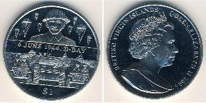 1 Dólar Islas Vírgenes Níquel/Cobre 