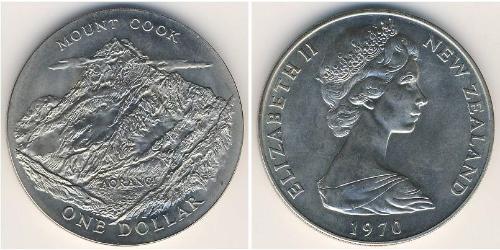 1 Dólar Nueva Zelanda Níquel/Cobre 