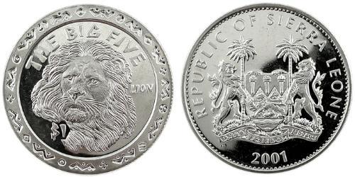 1 Dólar Sierra Leona (1961 - ) Níquel/Cobre 