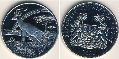 1 Dólar Sierra Leona (1961 - ) Níquel/Cobre 