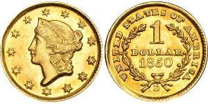 1 Dólar Estados Unidos de América (1776 - ) Oro 