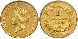 1 Dólar Estados Unidos de América (1776 - ) Oro 