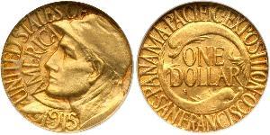 1 Dólar Estados Unidos de América (1776 - ) Oro 