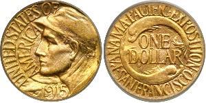 1 Dólar Estados Unidos de América (1776 - ) Oro 