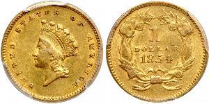1 Dólar Estados Unidos de América (1776 - ) Oro 