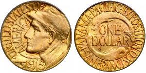 1 Dólar Estados Unidos de América (1776 - ) Oro 